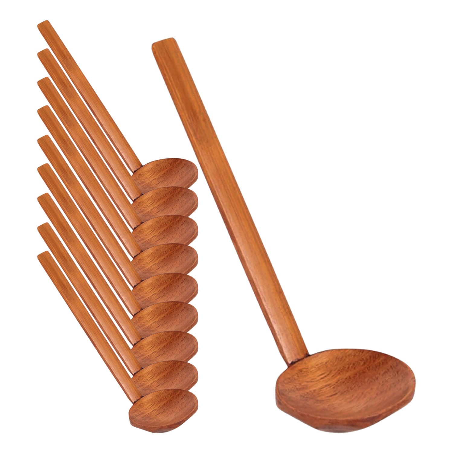 10 Pack Wooden Ramen Spoons 10 Pack Wooden Ramen Spoons