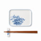 Kissho White Bamboo Sushi Plate Set