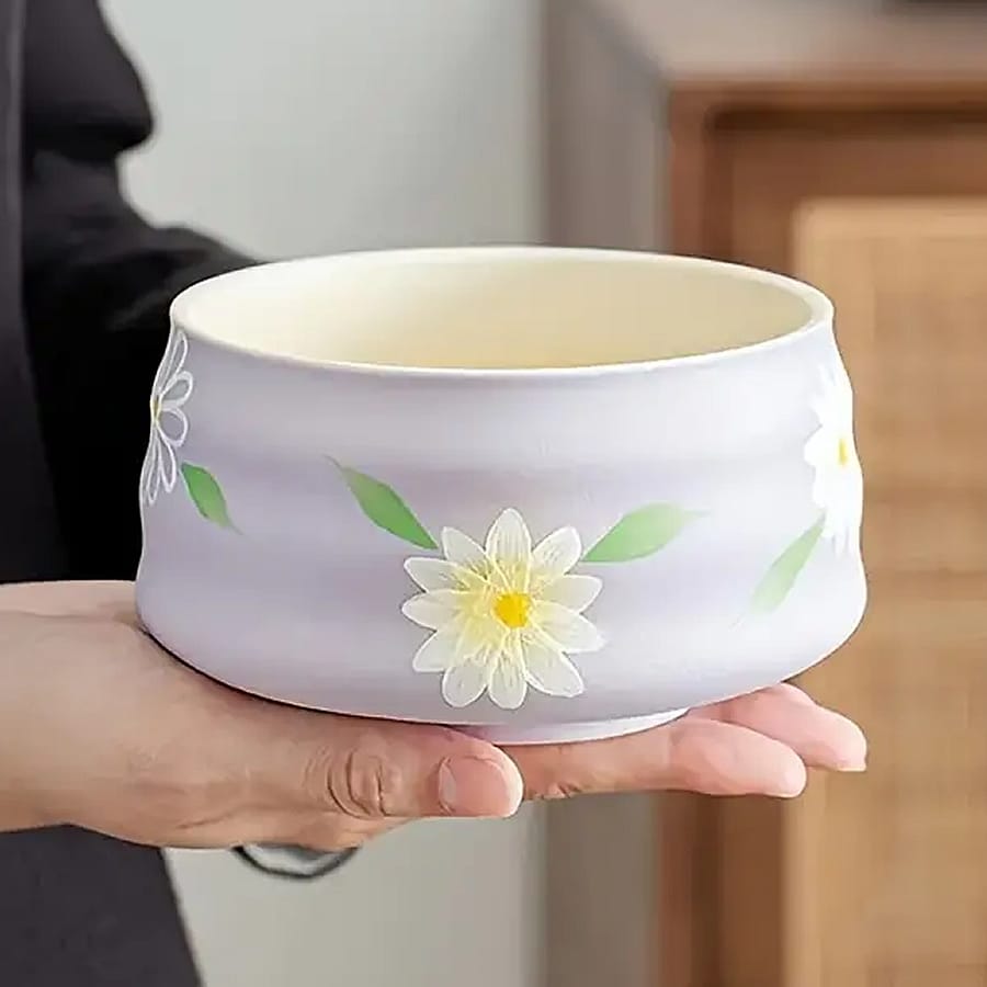 Hand Painted Haru No Hana Chawan Hand Painted Haru No Hana Chawan