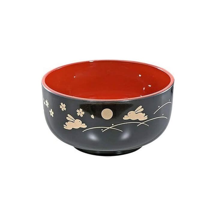 Japanese Bunny &Amp; Moon Pattern Bowl