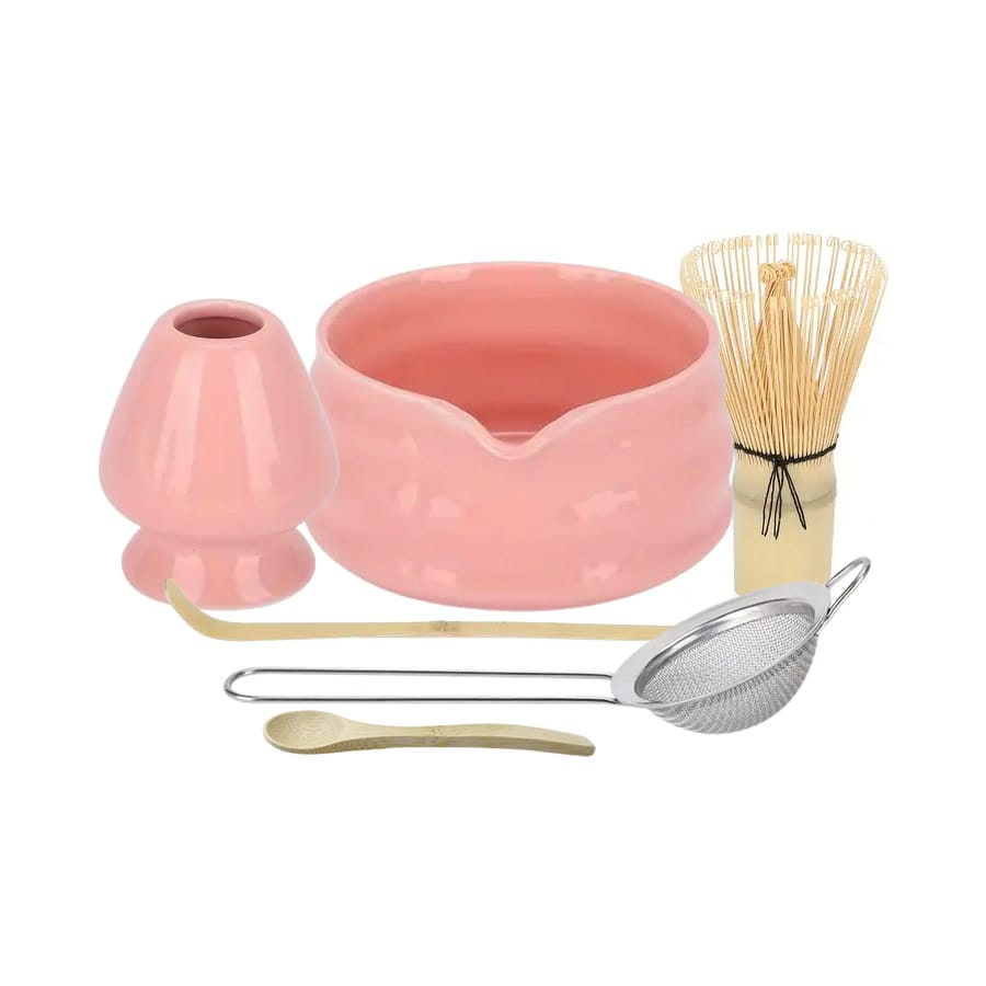 Petal Pink Matcha Tea Set & Accessories Petal Pink Matcha Tea Set & Accessories