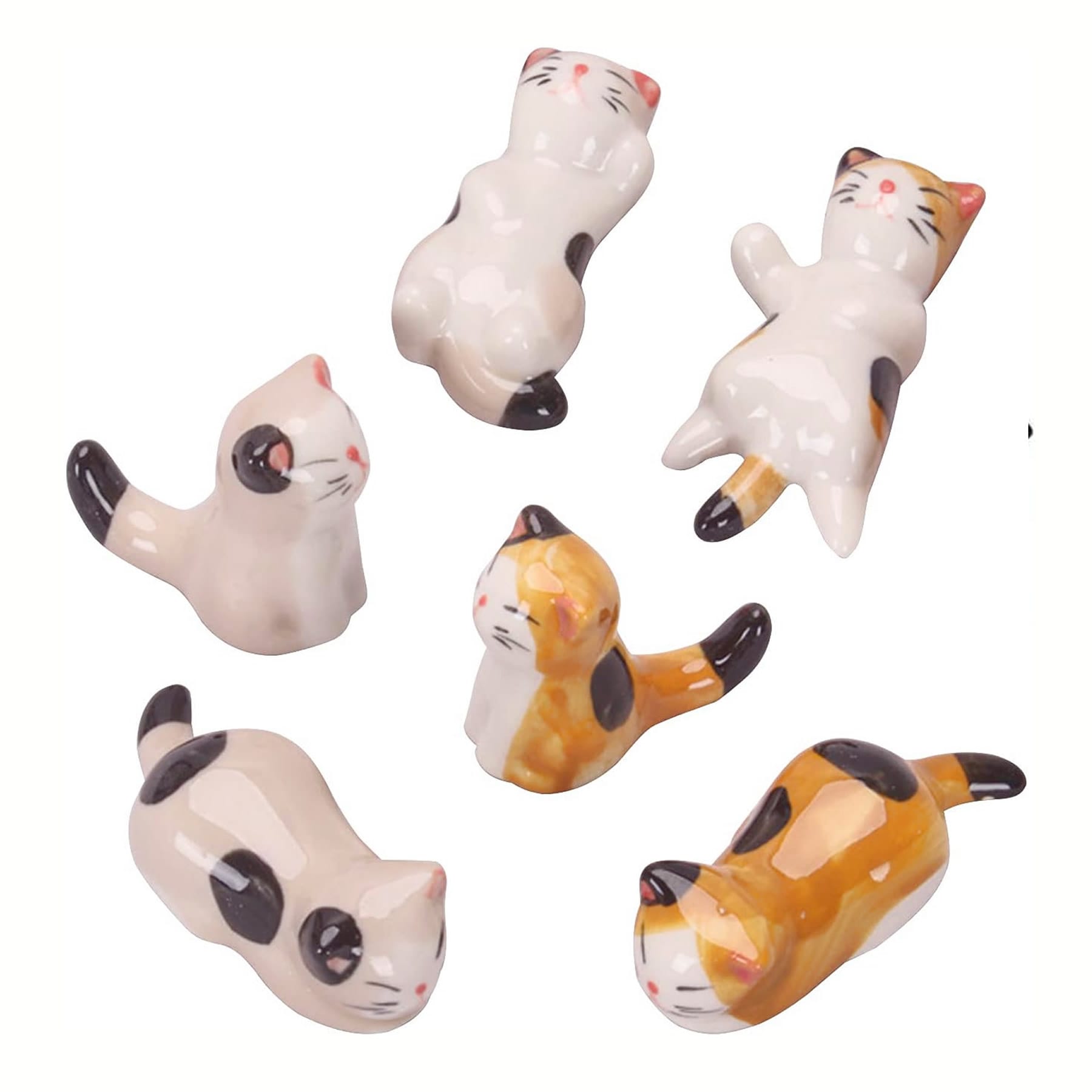 Sleepy Neko Chopstick Rest Set Sleepy Neko Chopstick Rest Set