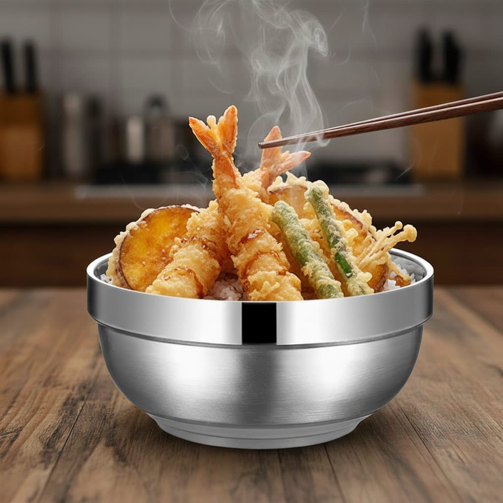 Double Layer Stainless Steel Multi-Purpose Bowl