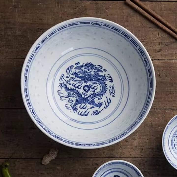 Jingdezhen Blue Chinese Dragon Bowl Idea Jingdezhen Blue Chinese Dragon Bowl Idea
