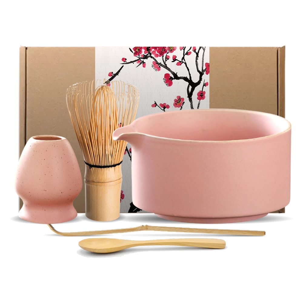 Momoiro Peach Matcha Tea Set Momoiro Peach Matcha Tea Set