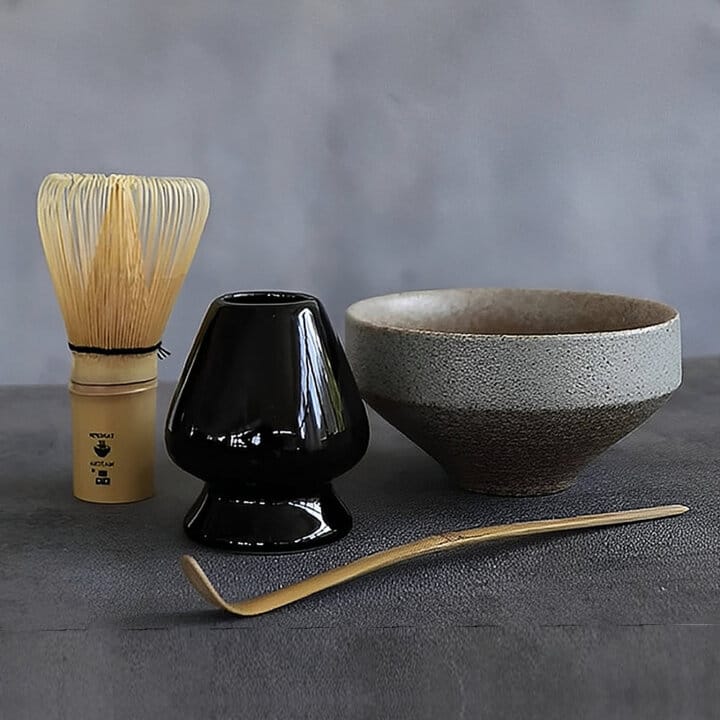 Matcha Set Natural Stone