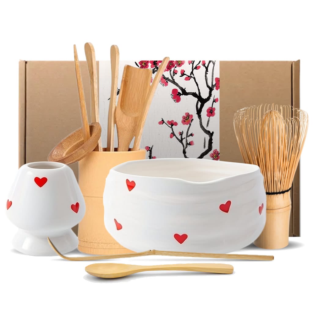 Akai Hato 11-Piece Matcha Tea Set