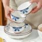 Hisseki Floral Donburi Bowl