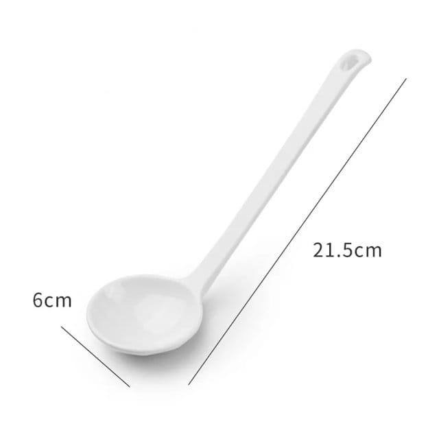 Matte White Long Handle Spoon