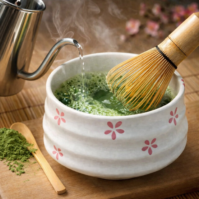 Pinku Kahei Matcha Tea Set