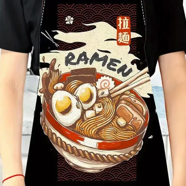 Ramen Noodle Apron Close