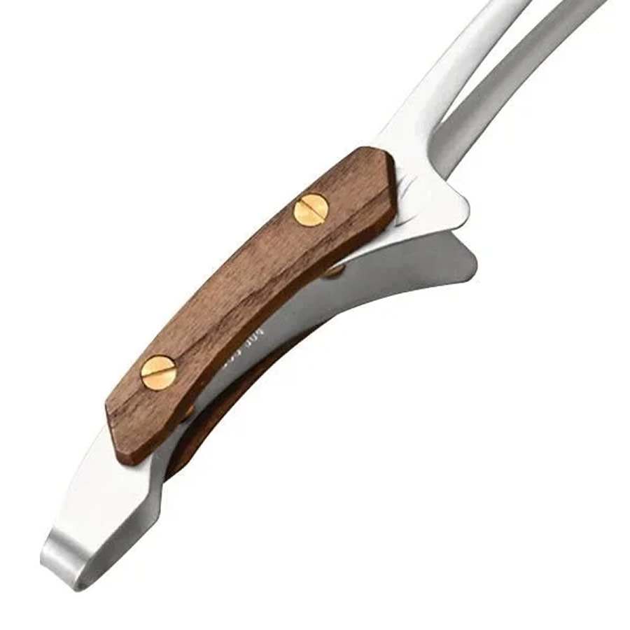 Silver Stainless Steel Tongs