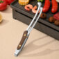 Silver Stainless Steel Tongs