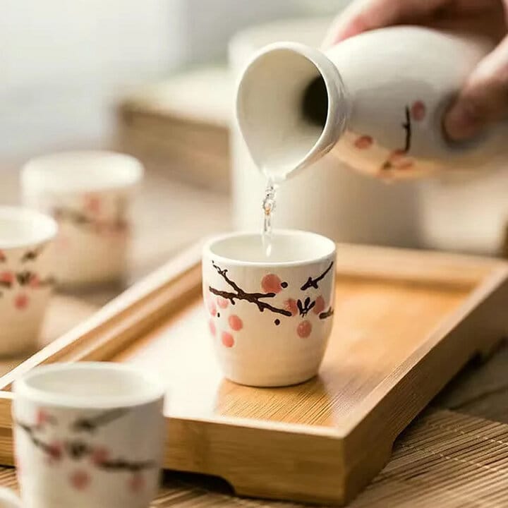 Sakura Blossom Sake Set 3