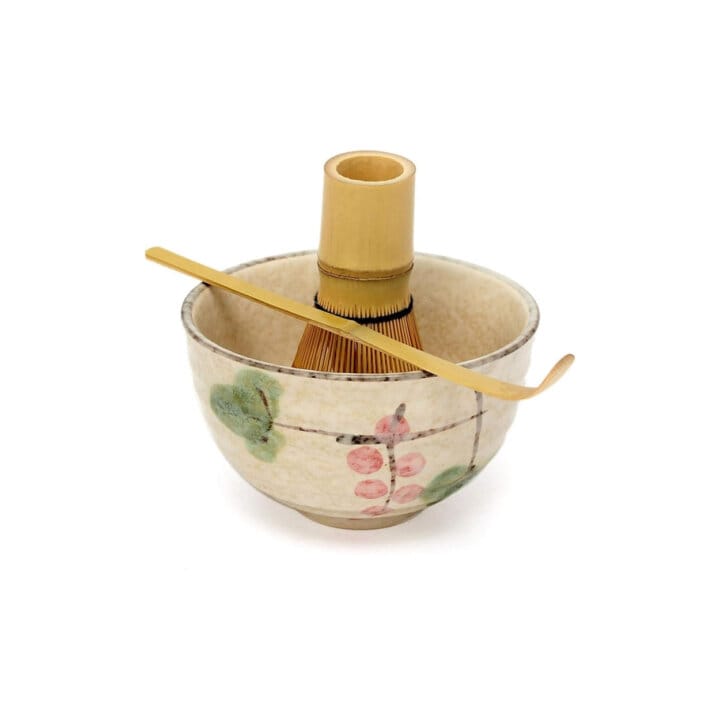 Winter Cherry Blossom Matcha Tea Set Winter Cherry Blossom Matcha Tea Set