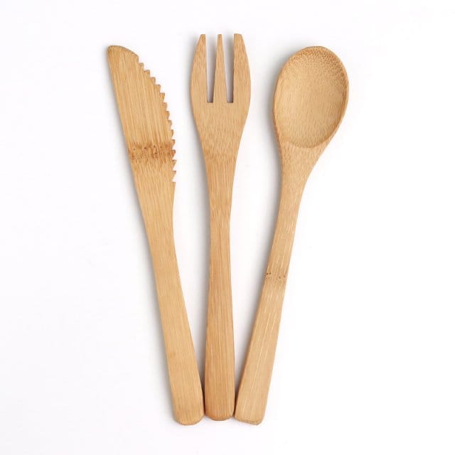 Bamboo Lunch Box Cutlery
