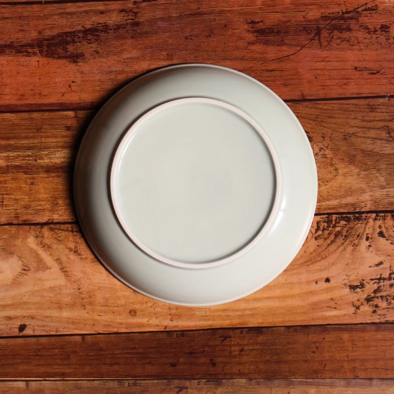 Crimson Spring Blossom Plate Back