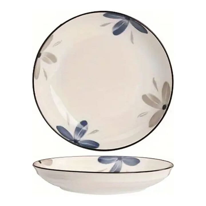 Hisseki Floral Deep Plate 5