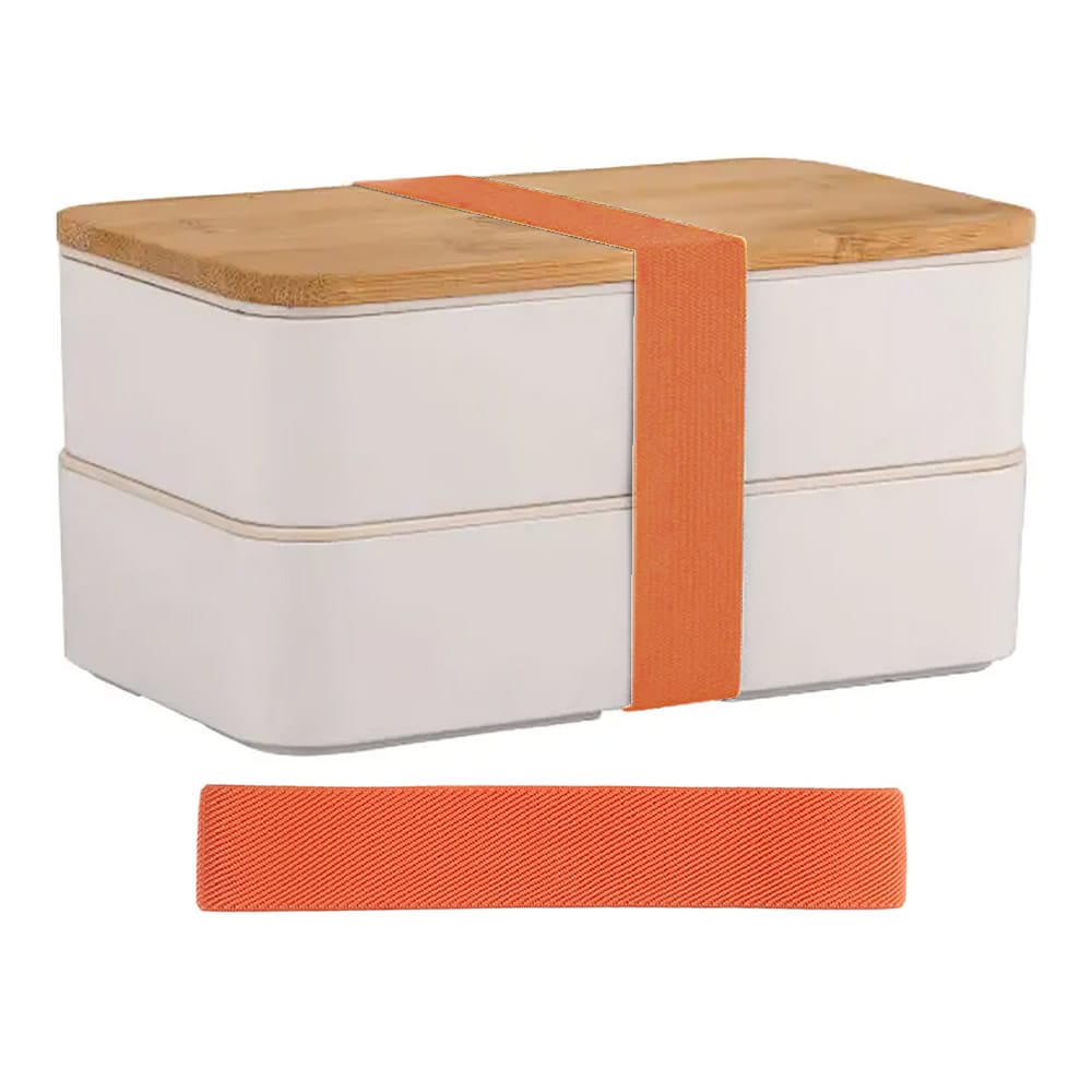 Orange Bento Lunch Box Strap