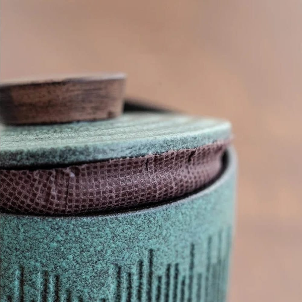 Stoneware Matcha Tea Canister