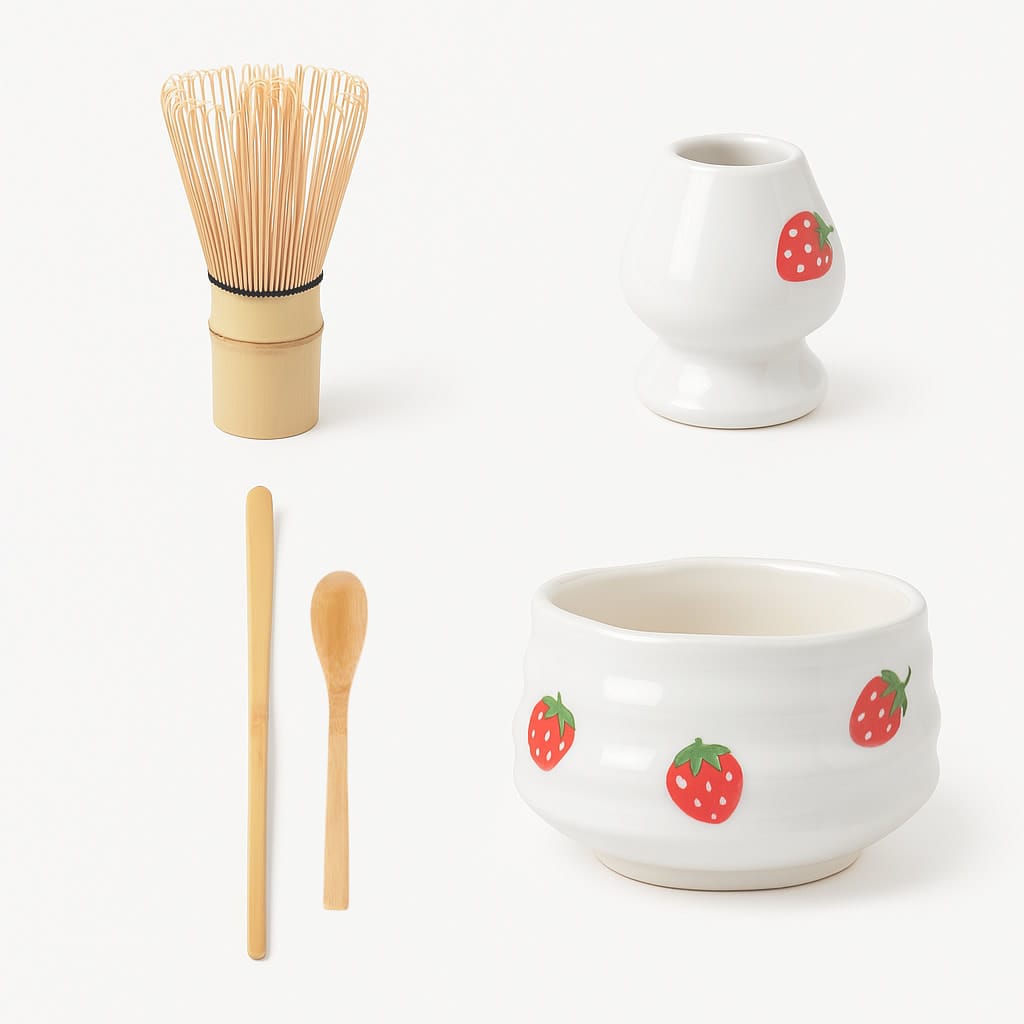 Akai Ichigo Matcha Sets
