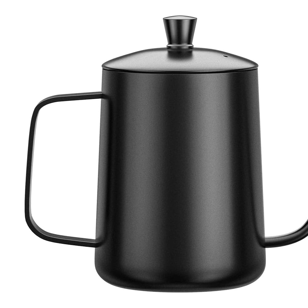 Black Gooseneck Hot Water Pitcher Right