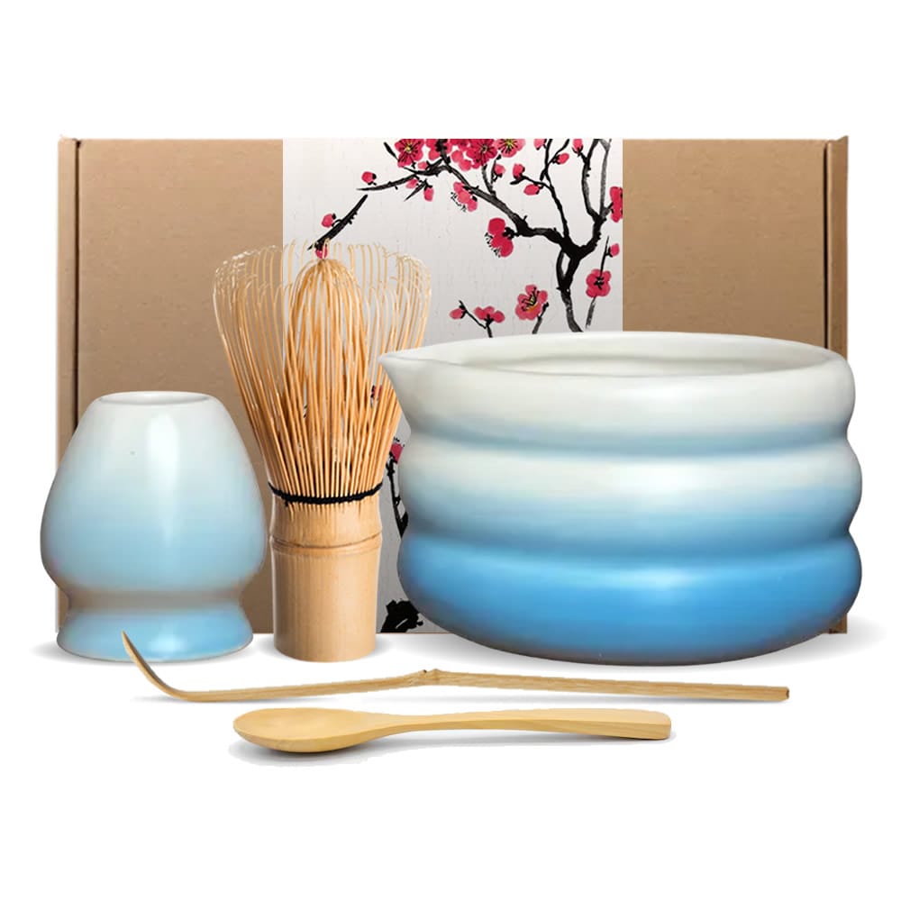 Blue Mochi Matcha Tea Set Blue Mochi Matcha Tea Set
