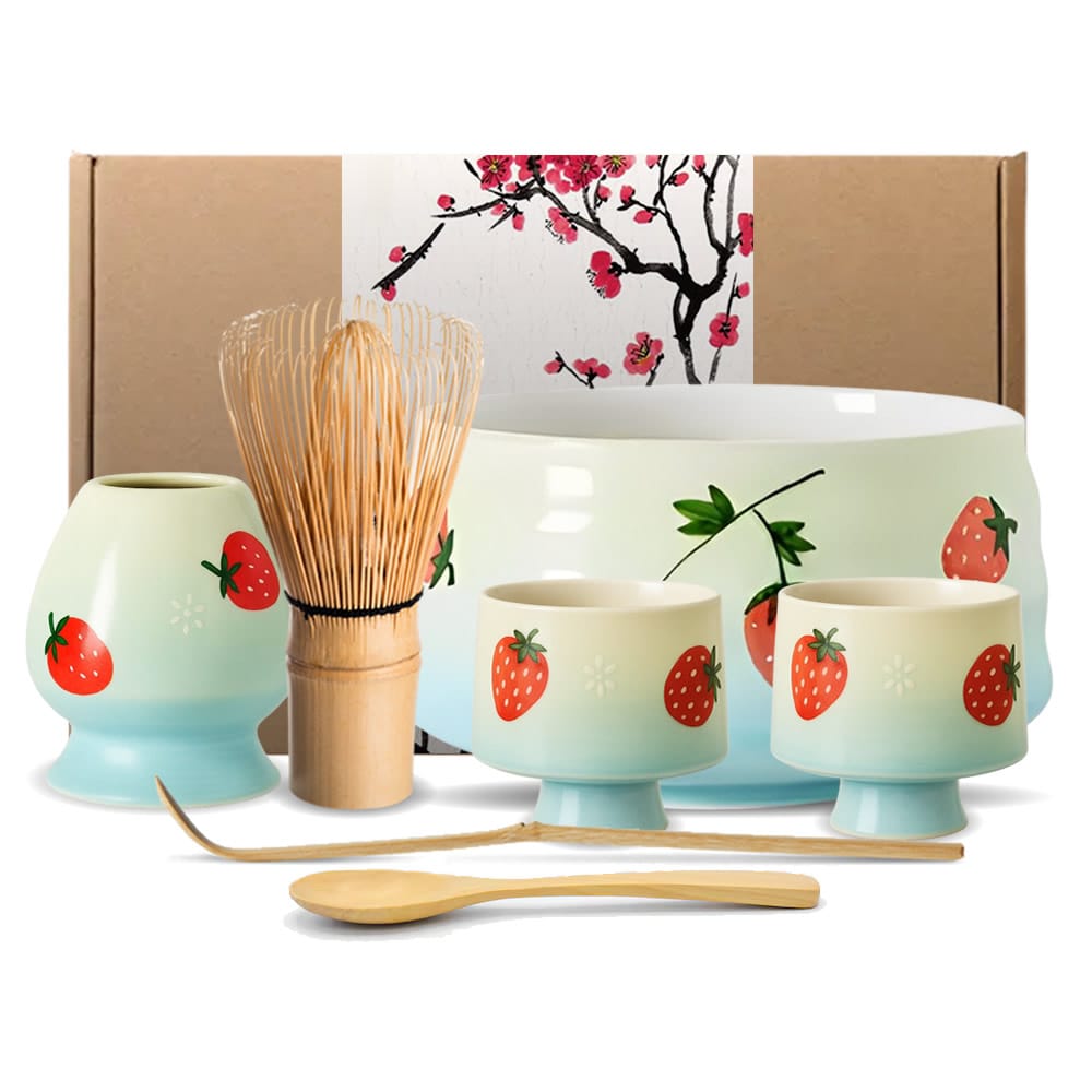 Ichigo Batake Matcha Tea Sets