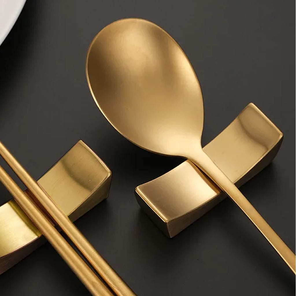 Korean Gold Chopstick Rest