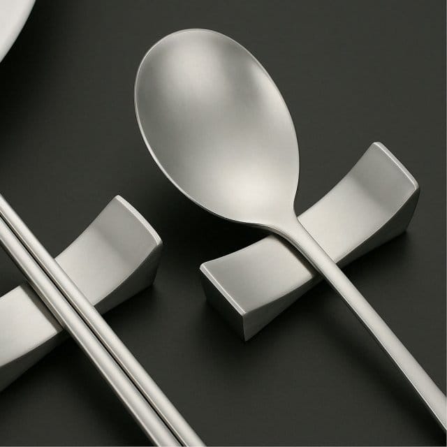 Korean Silver Chopstick Rest