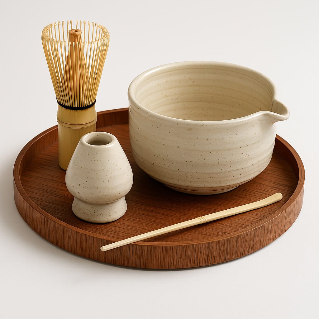 Natural Wood Round Serving Tray