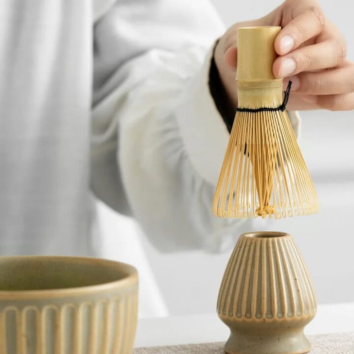 Tsuchi Kaze Matcha Tea Set Mixing Matcha 1