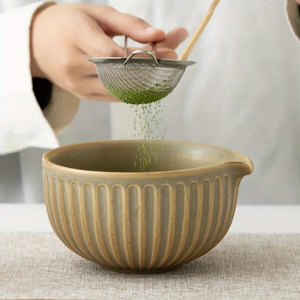 Tsuchi Kaze Matcha Tea Set Mixing Matcha