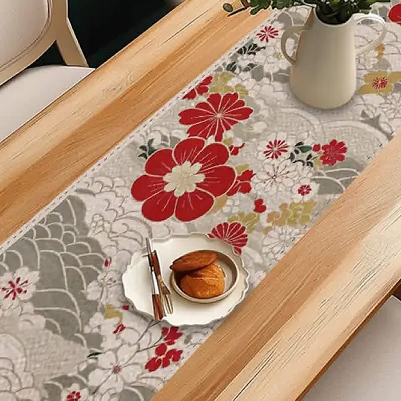 Umi Hana Japanese Table Runner