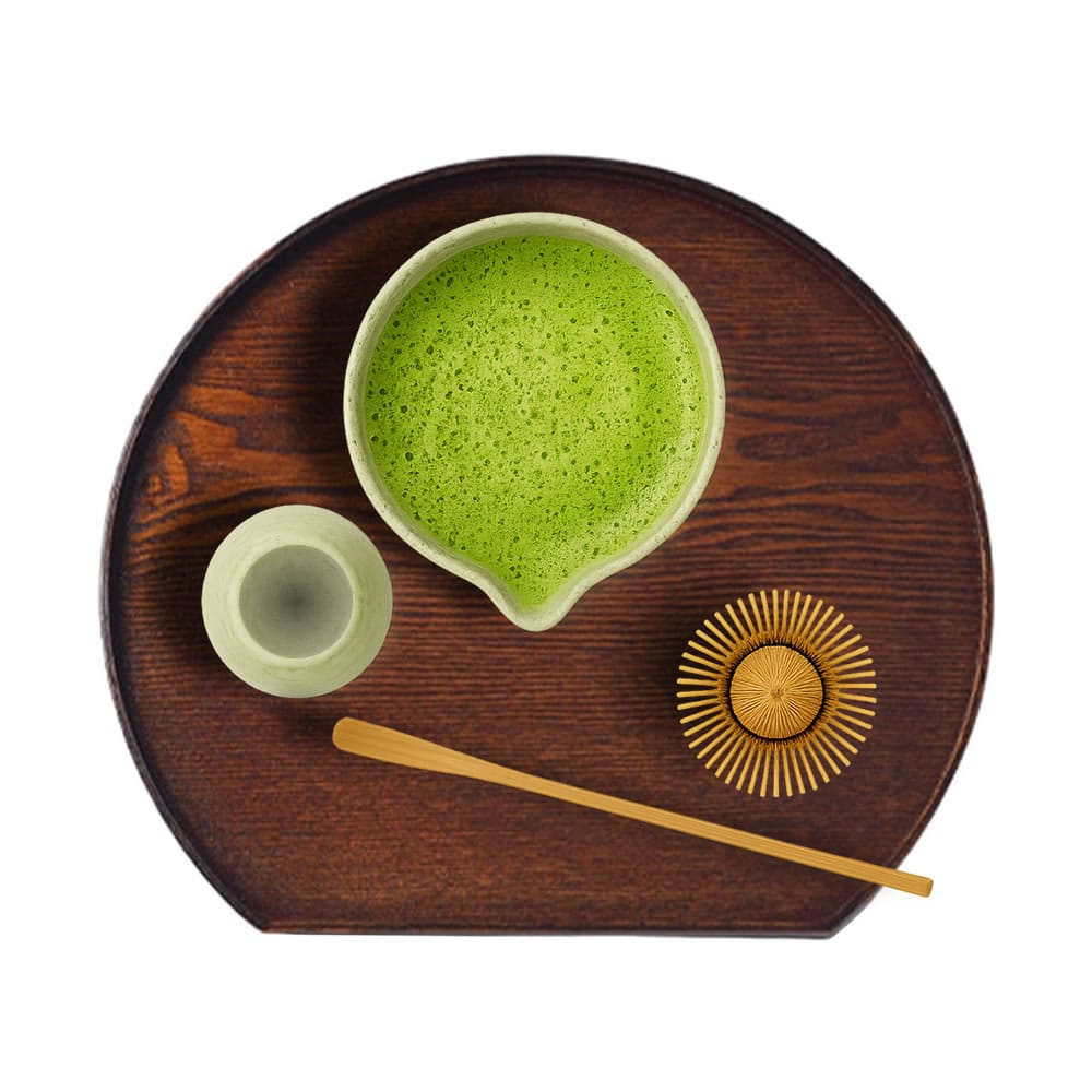 Wooden Half Moon Tray