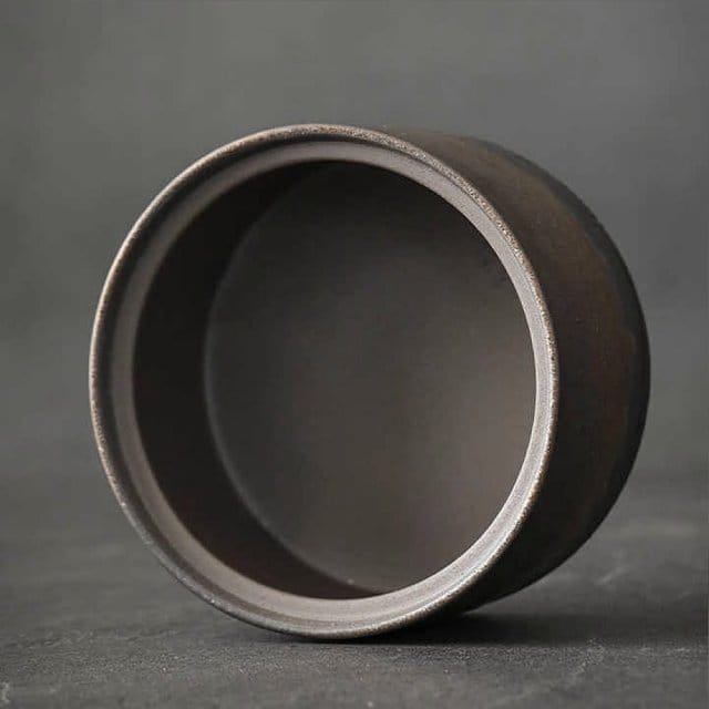 Black Kazanbai Canister Inside