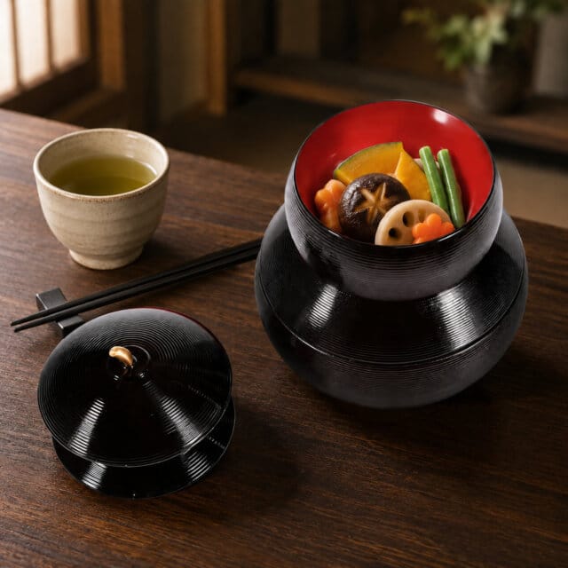 Hisago Gourd Bento Box (4-Levels)