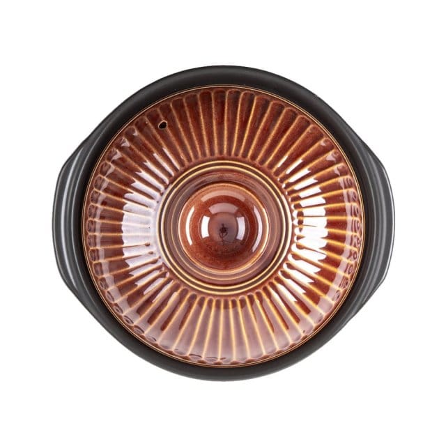 Japanese Clay Donabe Pot Lid