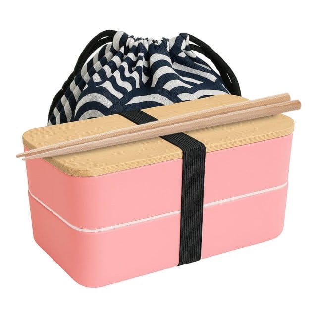Pink Bento Lunch Box