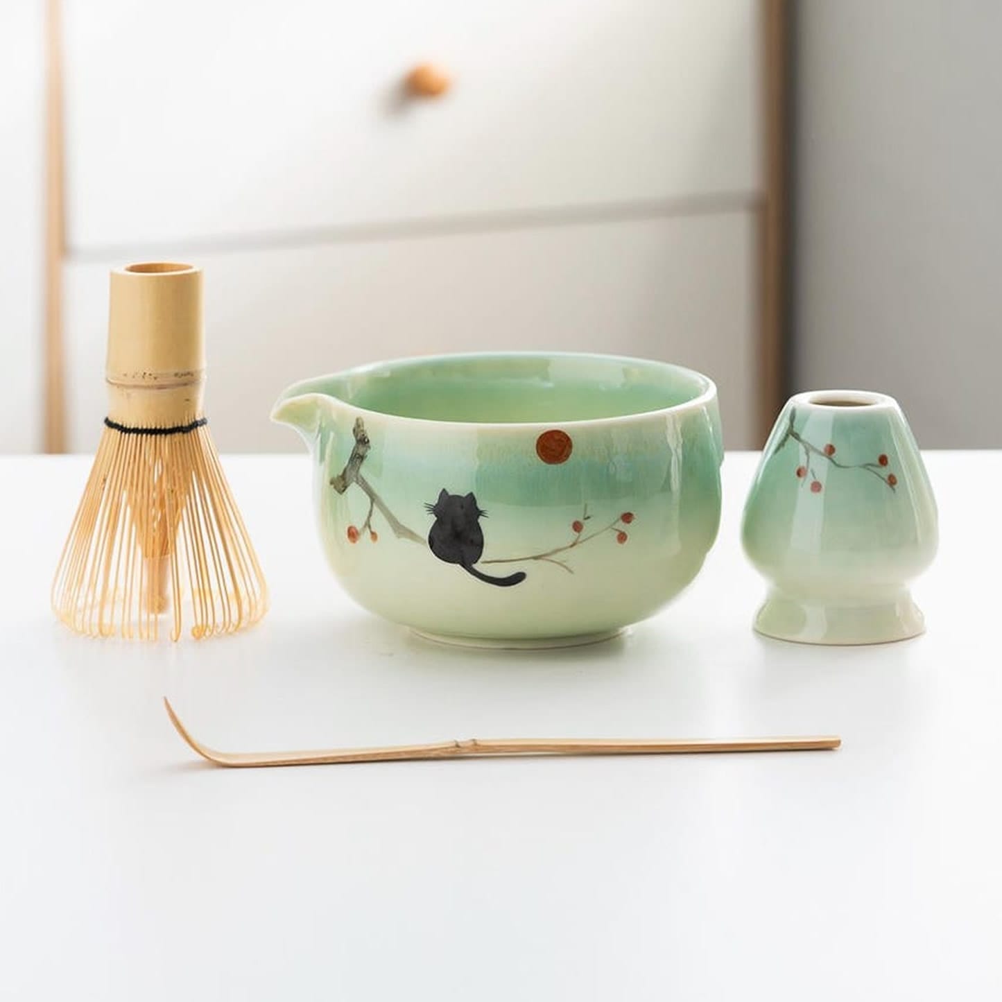 Yūyake Neko Matcha Set