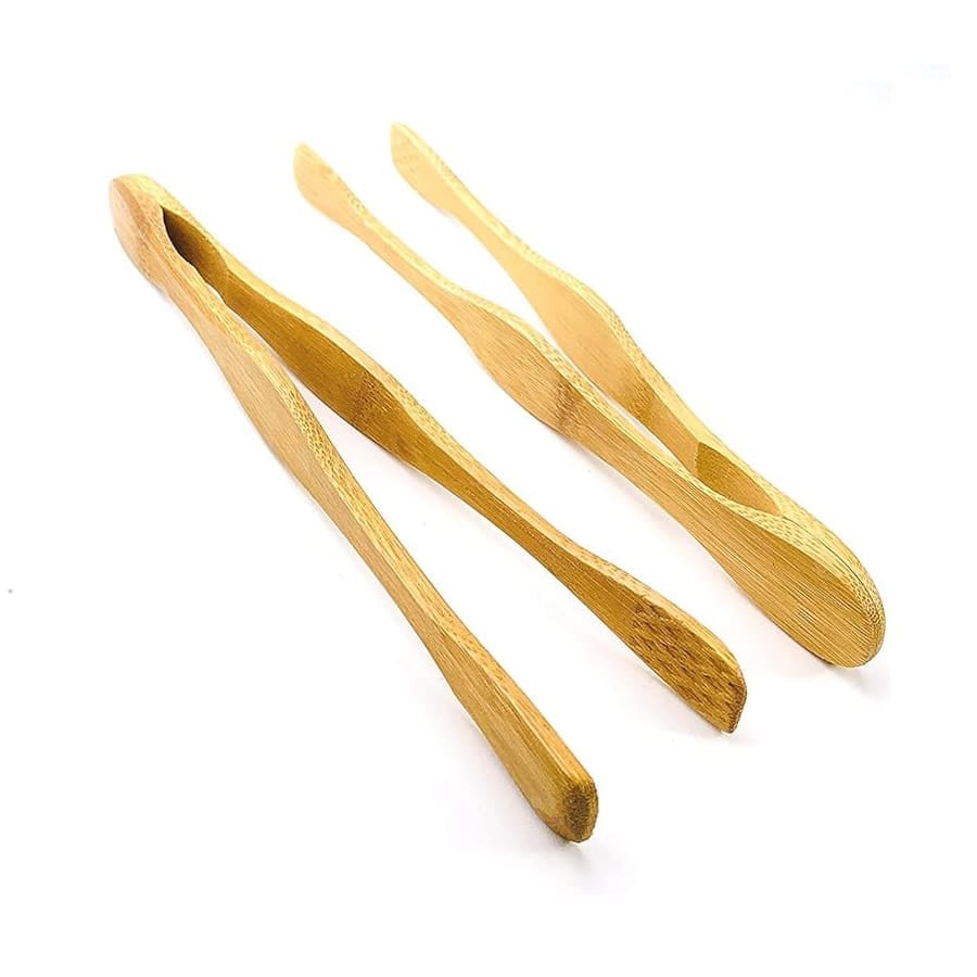 Bamboo Bbq Tongs Example