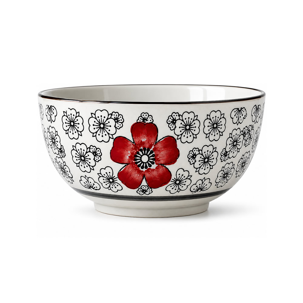Crimson Underglazed Donburi Bowl Crimson Underglazed Donburi Bowl