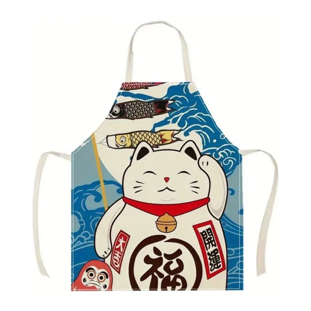 Lucky Maneki Neko Apron