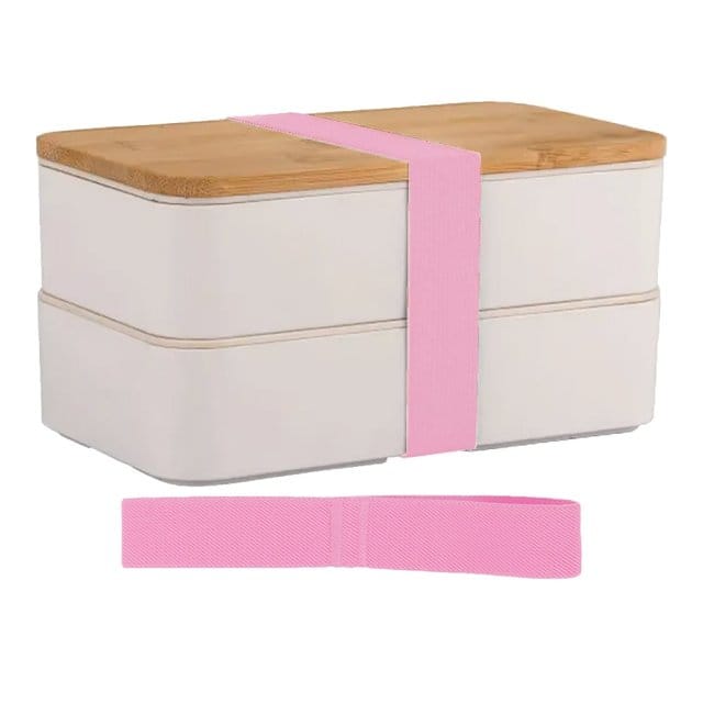 Pink Bento Lunch Box Straps