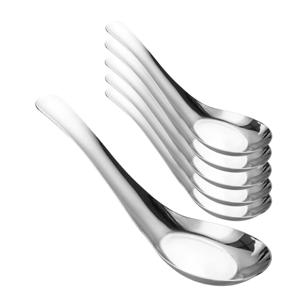 6 Pack Steel Ramen Spoons