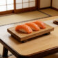 Acacia Wood Sushi Tray