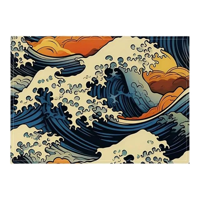 Hokusai Nami Placemat