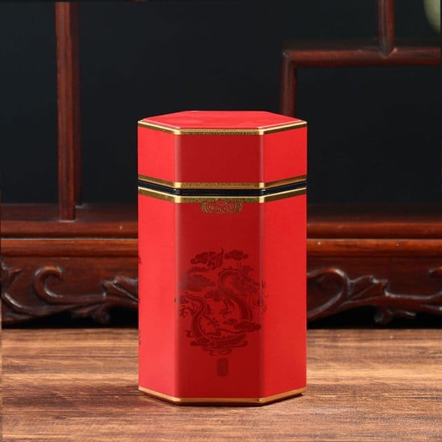 Imperial Scarlet Matcha Canister