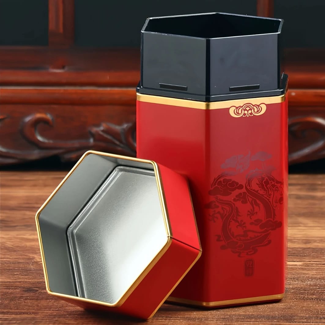 Imperial Scarlet Matcha Canisters