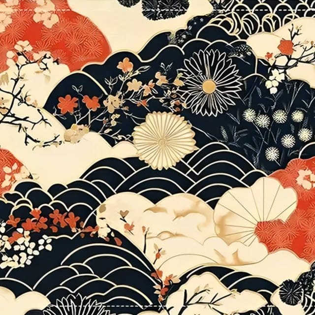 Komono Kiku & Nami Placematsg